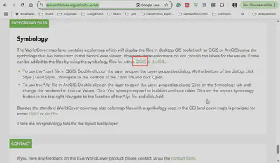 Tải file *qml cho ESA-WorldCover. Link tải: https://esa-worldcover.s3.amazonaws.com/v100/2020/docs/ESAWorldCover_ColorLegend_CCIStyle.qml