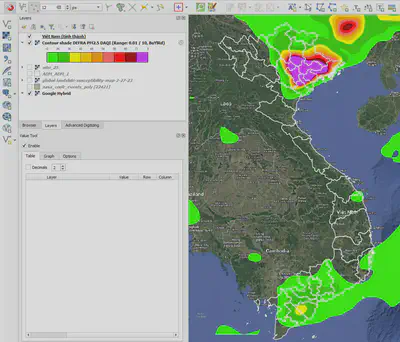 Dữ liệu PM2.5 của CAMS ngày 27/7/2025