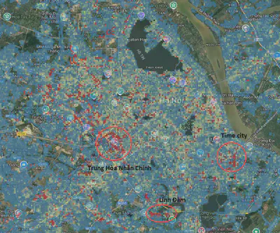 WSF3D Building Height - Hà Nội