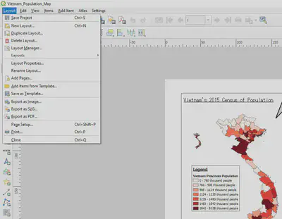 Xuất bản đồ dạng PDF