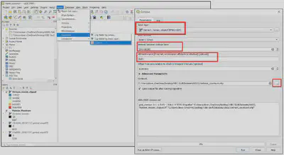 Thiết lập tham số phân tích contour