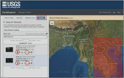 Tải các mảnh dữ liệu GMTED