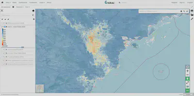 Global threat of arsenic in groundwater (2020). Source: [Podgorski, J. and Berg, M., 2020, Science, 368: 845-850](https://doi.org/10.1126/science.aba1510), [Map](https://ggis.un-igrac.org/view/groundwater-quality/)